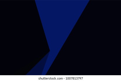 Dark BLUE vector abstract polygonal background. Shining colored illustration in a brand-new style. The elegant pattern can be used as part of a brand book.