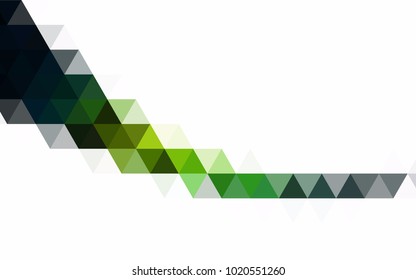 Dark BLUE vector abstract polygonal background. Brand-new colored illustration in blurry style with gradient. A completely new template for your business design.