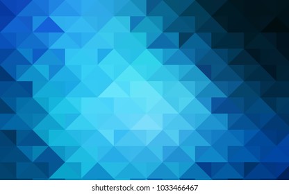 Dark BLUE vector abstract polygonal pattern. Colorful abstract illustration with gradient. A completely new design for your business.