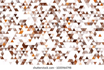 Dark BLUE vector abstract polygonal template. Shining illustration, which consist of triangles. Brand-new design for your business.