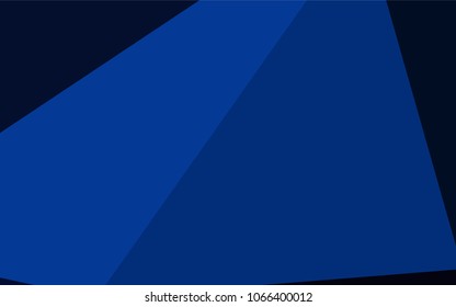 Dark BLUE vector abstract polygonal pattern. Colorful abstract illustration with gradient. A completely new template for your business design.