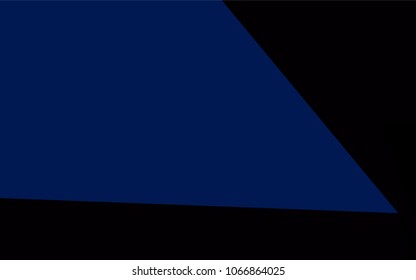 Dark BLUE vector abstract polygonal template. Creative illustration in halftone style with gradient. The elegant pattern can be used as part of a brand book.