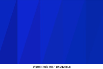 Dark BLUE vector abstract polygonal template. A sample with polygonal shapes. A new texture for your design.