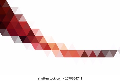 Dark BLUE vector abstract polygonal template. A sample with polygonal shapes. The textured pattern can be used for background.