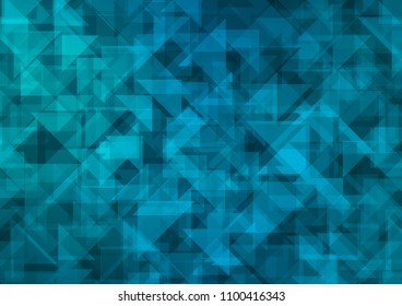 Dark BLUE vector abstract polygonal abstract polygonal. Creative geometric illustration in Origami style with gradient. A completely new design for your business.