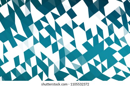 Dark BLUE vector abstract polygonal texture. A vague abstract illustration with gradient. The completely new template can be used for your brand book.