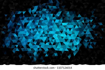 Dark BLUE vector abstract polygonal background. Shining colored illustration in a Brand new style. Brand new design for your business.