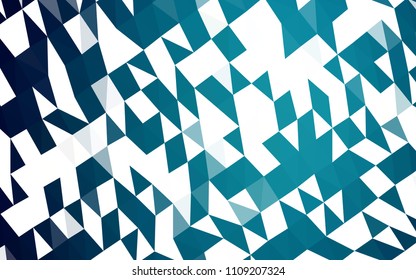 Dark BLUE vector abstract polygonal texture. Colorful illustration in abstract style with gradient. The textured pattern can be used for background.
