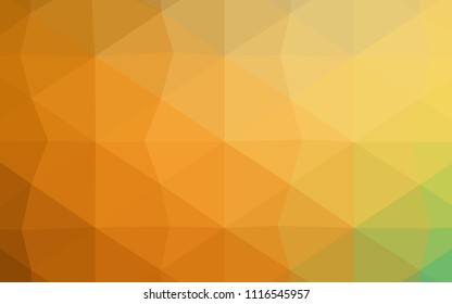 Dark BLUE vector abstract polygonal pattern. Creative geometric illustration in Origami style with gradient. A completely new design for your business.