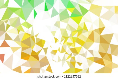 Dark BLUE vector abstract polygonal pattern. Colorful abstract illustration with triangles. Polygonal design for your web site.