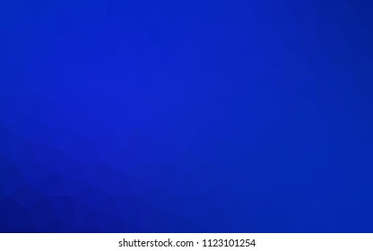 Dark BLUE vector abstract polygonal background. Polygonal abstract illustration with gradient. Textured pattern for your backgrounds.