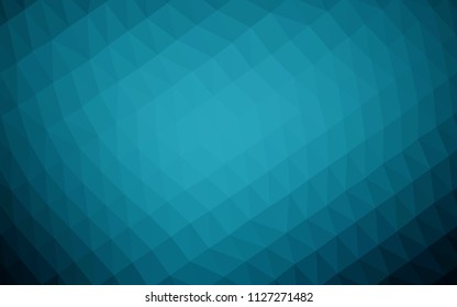 Dark BLUE vector abstract polygonal texture. Modern geometrical abstract illustration with gradient. The template can be used as a background for cell phones.