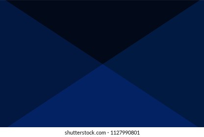 Dark BLUE vector abstract polygonal pattern. A sample with polygonal shapes. Template for cell phone's backgrounds.