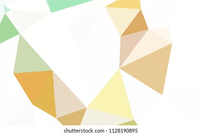 Dark BLUE vector abstract polygonal background. A sample with polygonal shapes. New template for your brand book.