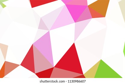 Dark BLUE vector abstract polygonal pattern. Geometric illustration in Origami style with gradient.  New template for your brand book.