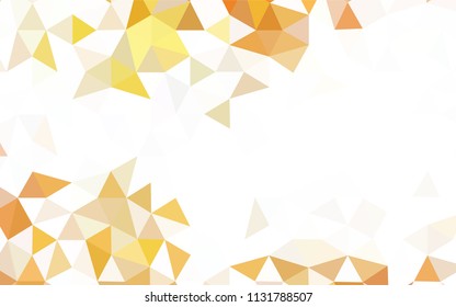 Dark BLUE vector abstract polygonal template. Triangular geometric sample with gradient.  Triangular pattern for your design.