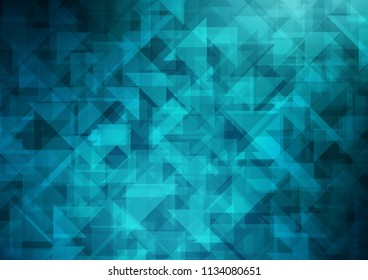 Dark BLUE vector abstract polygonal abstract polygonal. Colorful illustration in abstract style with gradient. Brand new design for your business.