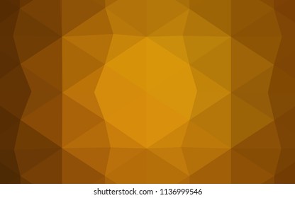 Dark BLUE vector abstract polygonal background. A completely new color illustration in a  polygonal style. Textured pattern can be used for background.