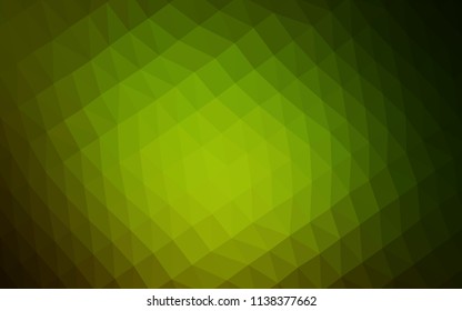 Dark BLUE vector abstract polygonal pattern. A completely new color illustration in a vague style. The completely new template can be used for your brand book.