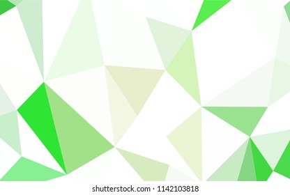Dark BLUE vector abstract polygonal background. Glitter abstract illustration with an elegant triangles. A completely new design for your leaflet.