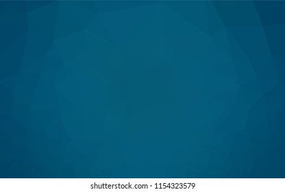 Dark BLUE vector abstract polygonal cover. Colorful illustration in abstract style with gradient. A completely new design for your business.
