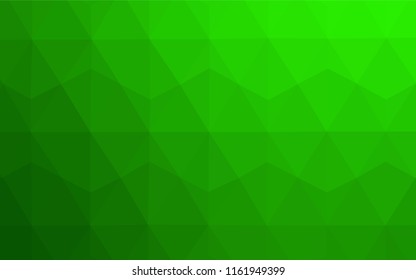 Dark BLUE vector abstract polygonal background. Shining polygonal illustration, which consist of triangles. Template for cell phone's backgrounds.