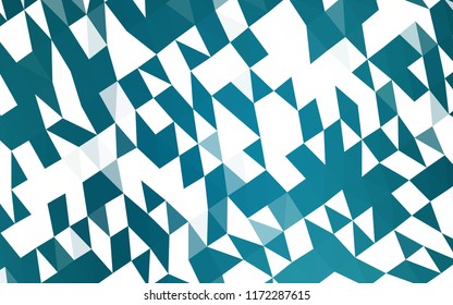 Dark BLUE vector abstract polygonal texture. A completely new color illustration in a vague style. The completely new template can be used for your brand book.