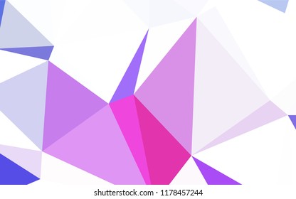 Dark BLUE vector abstract polygonal pattern. Creative geometric illustration in Origami style with gradient. A completely new design for your leaflet.