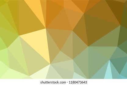 Dark BLUE vector abstract polygonal background. Colorful abstract illustration with triangles. Template for cell phone's backgrounds.