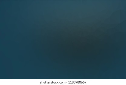 Dark BLUE vector abstract polygonal cover. Brand new colored illustration in blurry style with gradient. The textured pattern can be used for background.