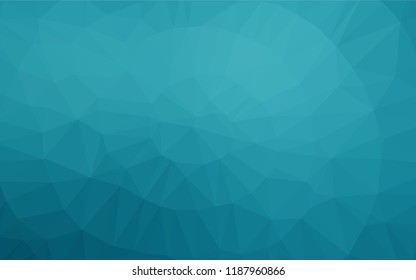 Dark BLUE vector abstract polygonal layout. A completely new color illustration in a vague style. A new texture for your design.