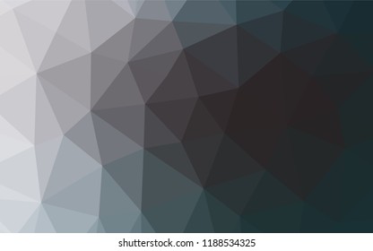 Dark BLUE vector abstract polygonal texture. Brand new colored illustration in blurry style with gradient. A new texture for your design.