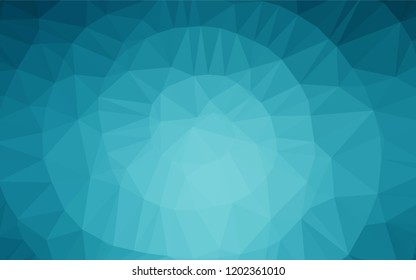 Dark BLUE vector abstract polygonal layout. Creative illustration in halftone style with gradient. The textured pattern can be used for background.
