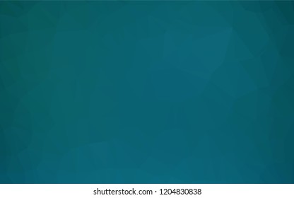 Dark BLUE vector abstract polygonal texture. Brand new colored illustration in blurry style with gradient. The best triangular design for your business.