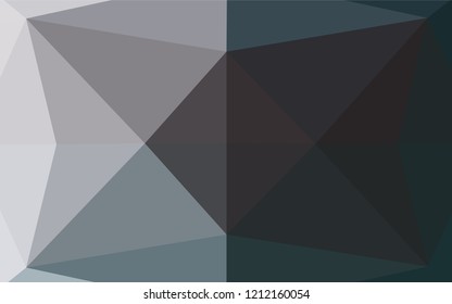 Dark BLUE vector abstract polygonal layout. Shining colored illustration in a Brand new style. A completely new design for your business.