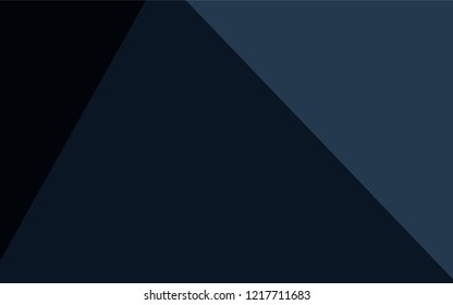 Dark BLUE vector abstract polygonal cover. A completely new color illustration in a vague style. The elegant pattern can be used as part of a brand book.