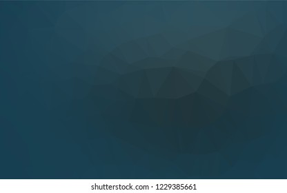 Dark BLUE vector abstract polygonal cover. An elegant bright illustration with gradient. The completely new template can be used for your brand book.