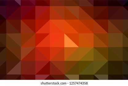Dark BLUE vector abstract polygonal background. Glitter abstract illustration with an elegant triangles. A completely new design for your leaflet.