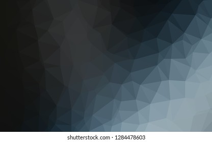 Dark BLUE vector abstract polygonal layout. Shining colored illustration in a Brand new style. Brand new design for your business.