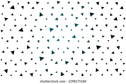 DARK BLUE vector  abstract polygonal pattern. Creative geometric illustration in Origami style with gradient. Triangular pattern for your design.