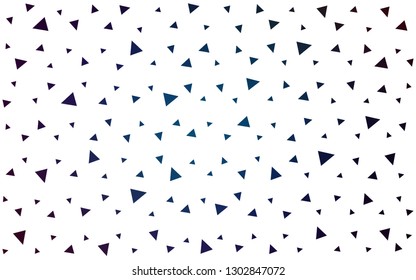 DARK BLUE vector  abstract polygonal template. Colorful illustration in abstract style with triangles. Brand new style for your business design.