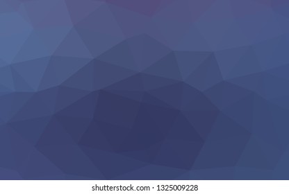 Dark BLUE vector abstract polygonal layout. Brand new colorful illustration in with gradient. Completely new template for your business design.