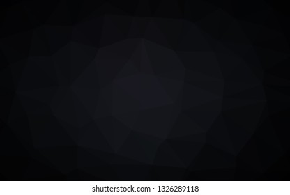 Dark BLUE vector abstract polygonal cover. Colorful abstract illustration with gradient. Completely new template for your business design.