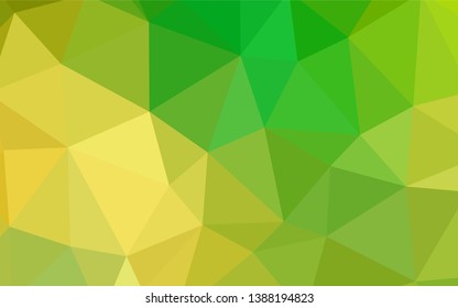 Dark BLUE vector abstract polygonal pattern. Shining colorful illustration with triangles. Polygonal design for your web site.