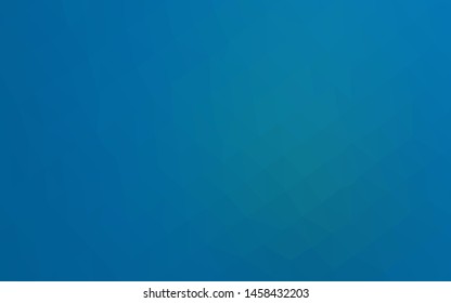 Dark BLUE vector abstract polygonal layout. Colorful abstract illustration with gradient. Brand new style for your business design.