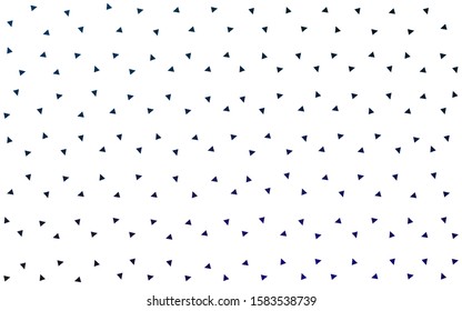 DARK BLUE vector  abstract polygonal template. Shining colorful illustration with triangles. A new texture for your web site.