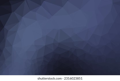 Dark BLUE vector abstract polygonal texture. Colorful illustration in abstract style with gradient. Brand new design for your business.