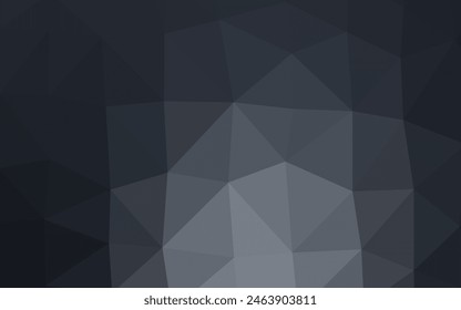 Abstraktes polygonales Layout mit dunkelblauer Vektorgrafik. Moderne geometrische abstrakte Illustration mit Gradient. Brander neuer Stil für Ihr Business-Design.