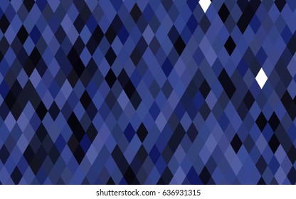 Dark BLUE vector abstract polygonal template. Glitter abstract illustration with an elegant design. The template can be used as a background for cell phones.