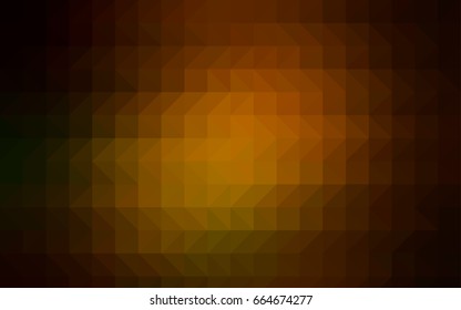 Dark BLUE vector abstract polygonal template. Brand-new colored illustration in blurry style with gradient. A completely new design for your business.